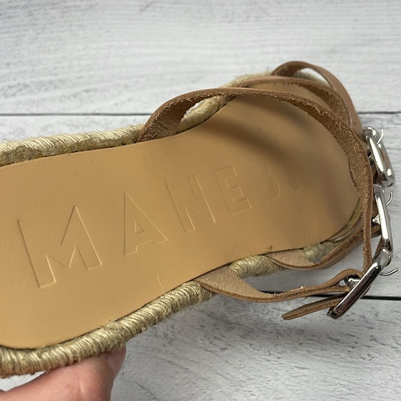 Manebi Leather Sandals in Tan 42 S90 - Picture 7 of 7